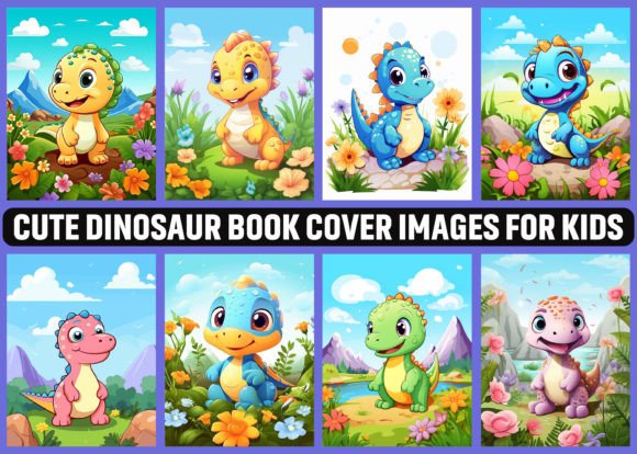 50 Cute Dinosaur Coloring Books for Kids