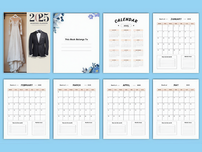 Your Dream Wedding 2025: A Modern Planner for Crafting Your Perfect Celebration, Step-by-Step and Essential Planner to Organize, Inspire, and Perfect Your Big Day.