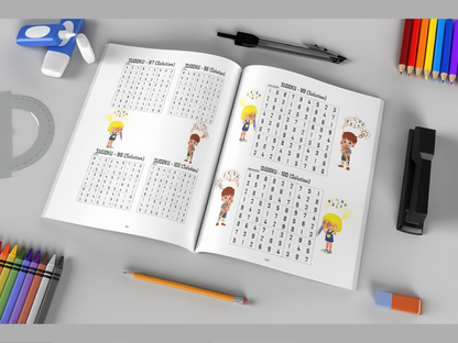 Fun & Easy Sudoku for Kids: Exciting Challenges from Easy to Medium Ages 6-12, 200 Sudoku 9x9 and solutions.